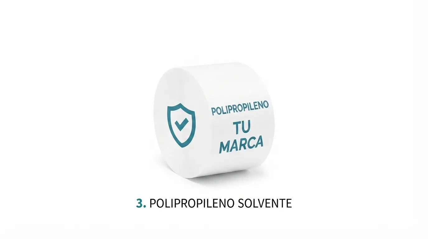 Precinto Personalizado Polipropileno Solvente