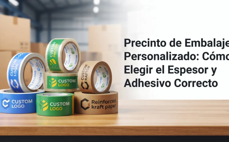 Miniatura para Precinto de Embalaje Personalizado: Cómo Elegir el Espesor y Adhesivo Correcto
