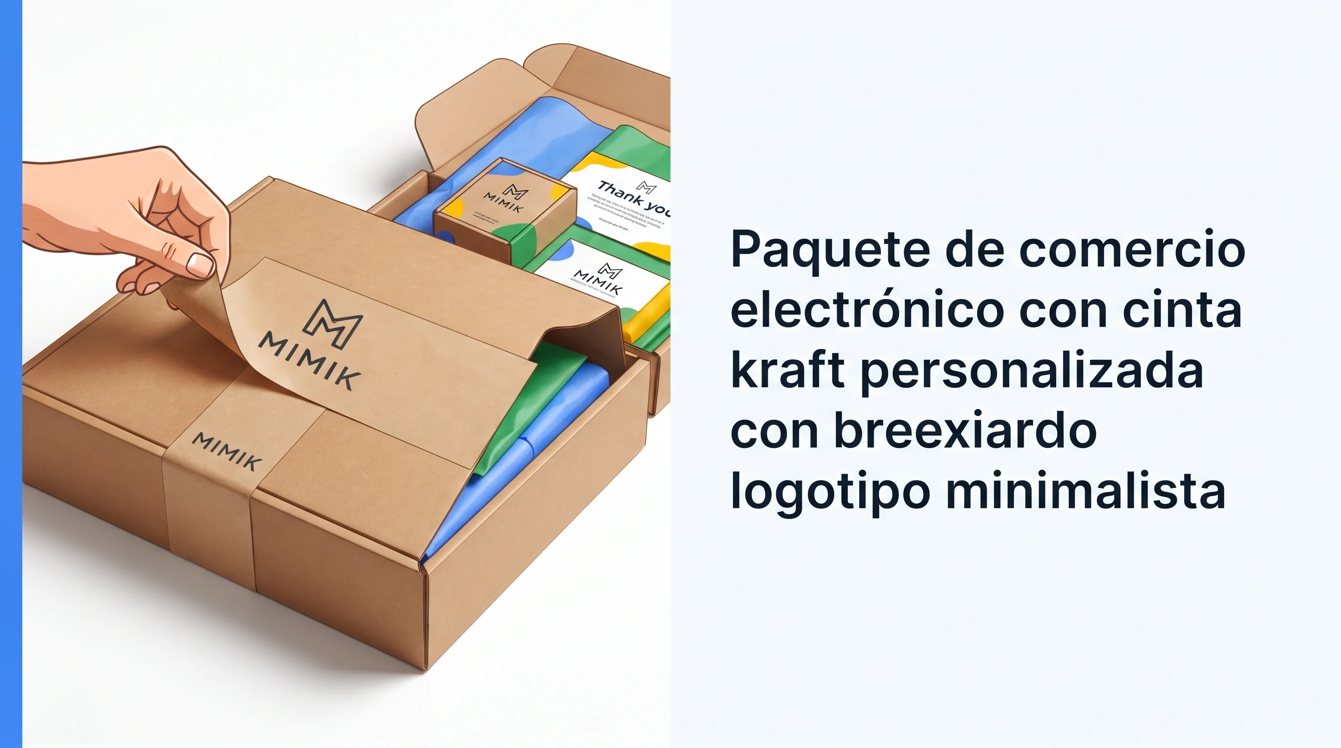 Cinta kraft personalizada para envíos: Mejora tu unboxing